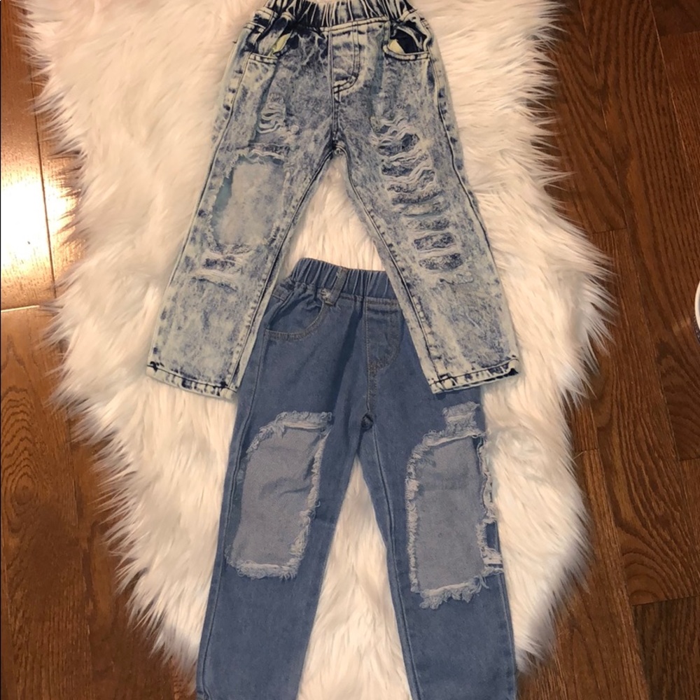 LOT of 2 Ripped Toddler Jeans
